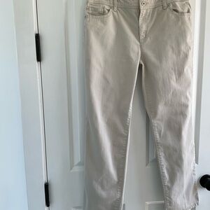 Chico's Beige Jeans